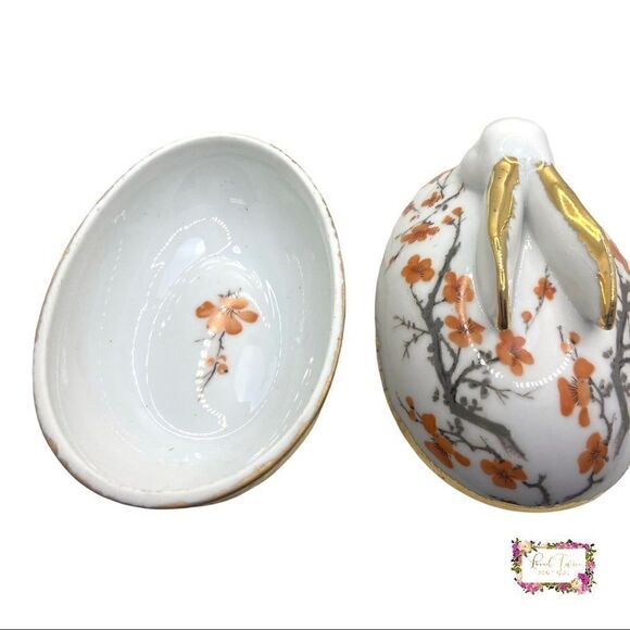 Bunny Rabbit Egg Floral Trinket Box - Picture 4 of 14